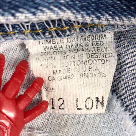 90s Lee pleated front jeans 1990s vintage - Picture 5 of 6